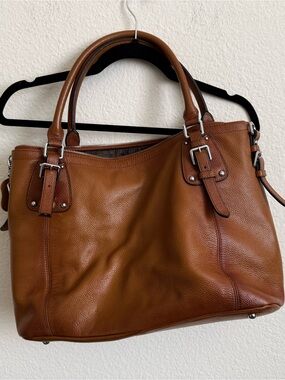 Brown Leather Shoulder Bag